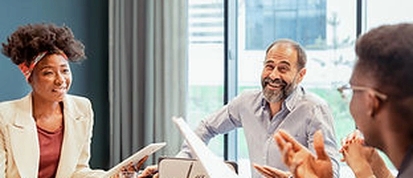 IT talent acquisition team meeting